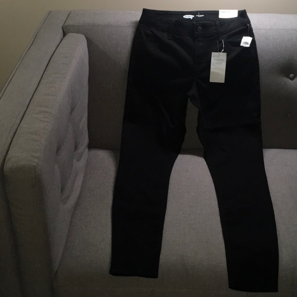 Old Navy jeans women's size 0 black nwt lightweight super skinny  jeans - Picture 4 of 10